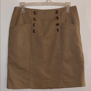Loft beige skirt